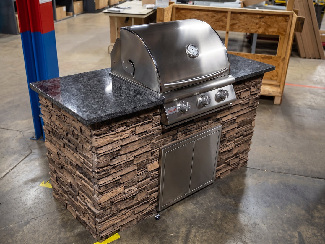 5' WPPO Outdoor Kitchen with Blaze Grill.