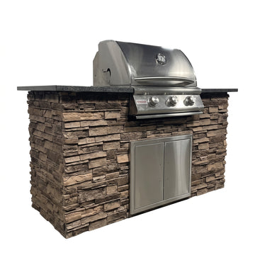 5' WPPO Outdoor Kitchen with Blaze Grill.